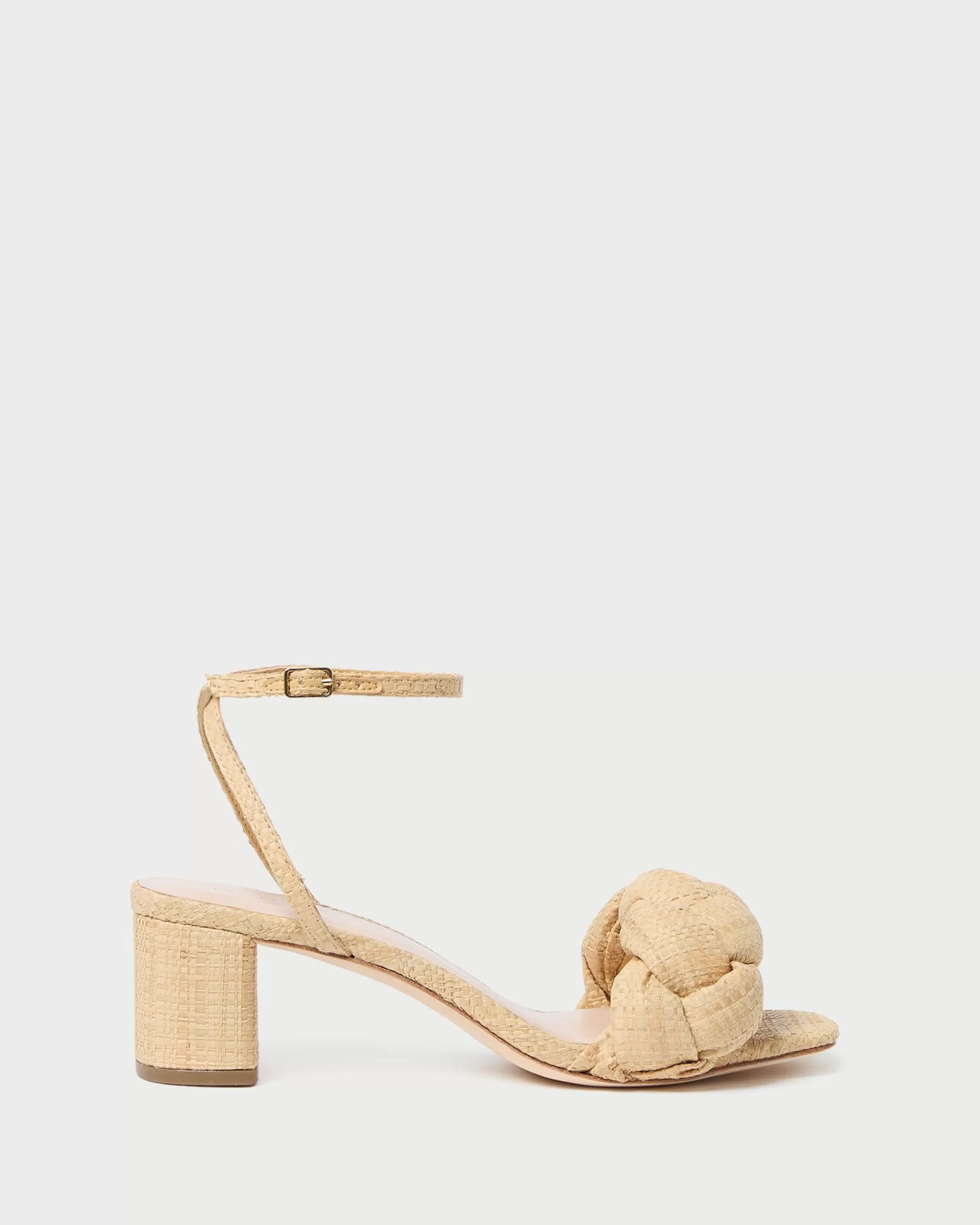 Loeffler Randall Avril Natural Raffia Heeled Sandal