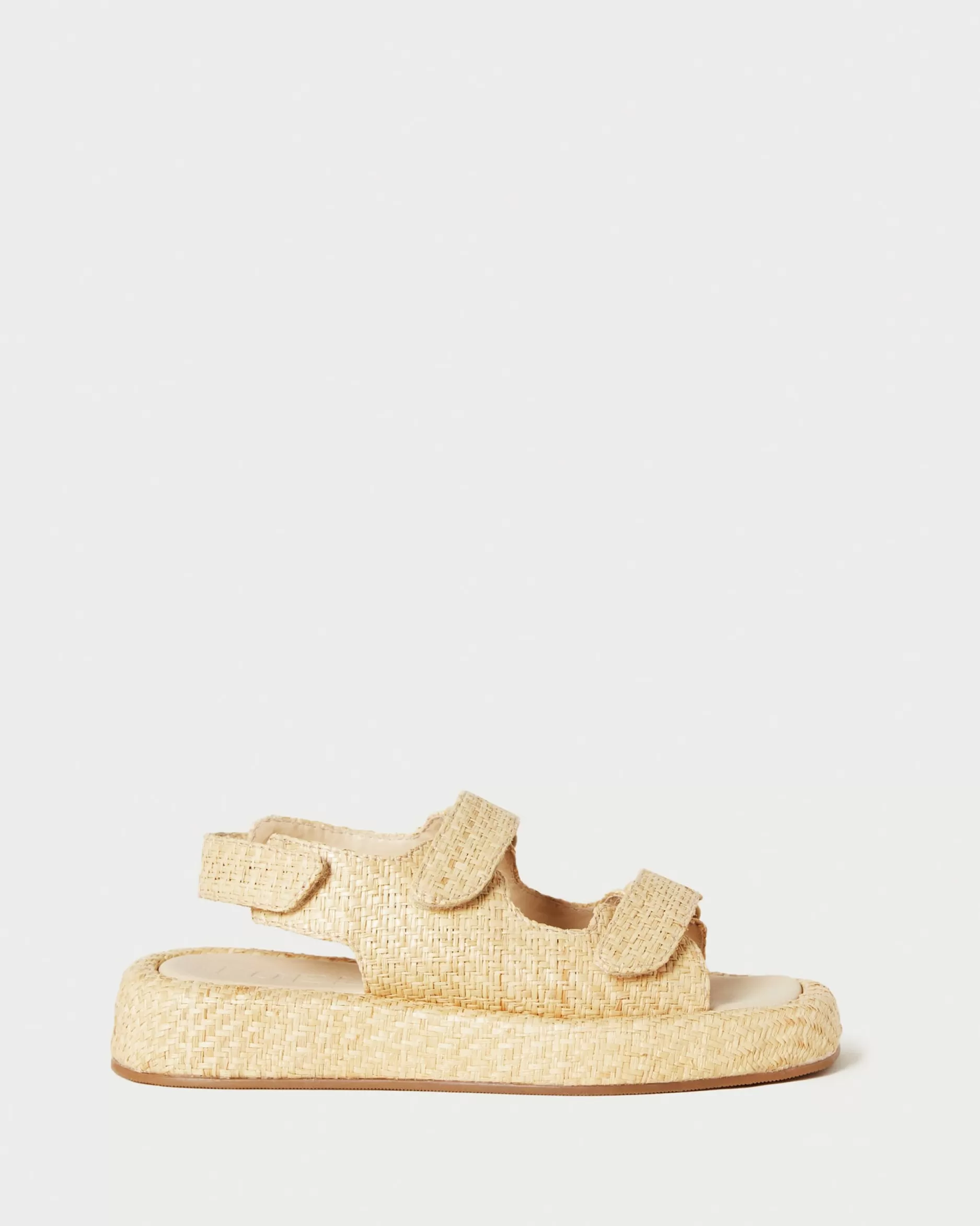 Loeffler Randall Blaise Raffia Platform Sandal