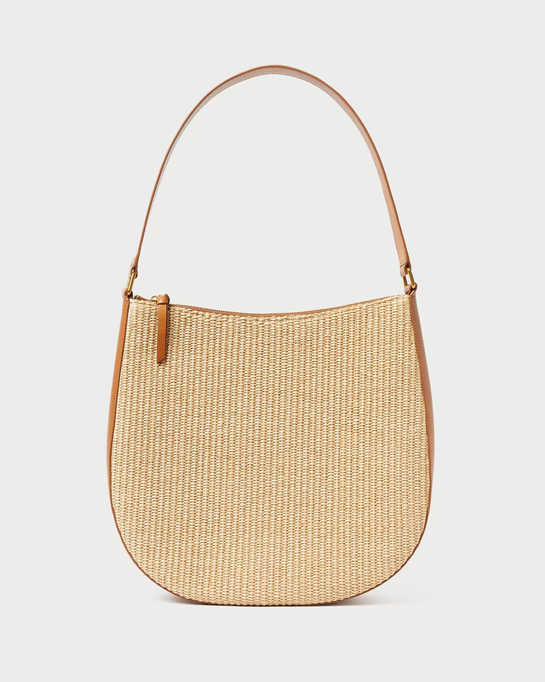 Loeffler Randall Bowen Natural Straw Hobo