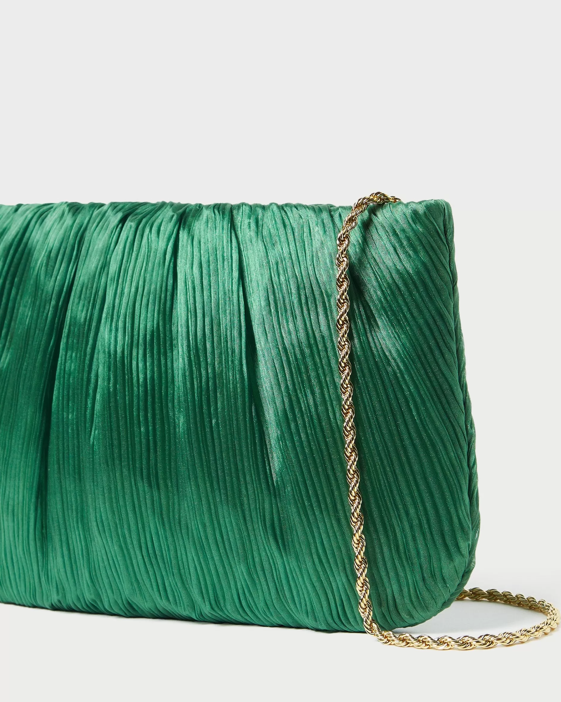 Loeffler Randall Brit Flat Pleated Clutch