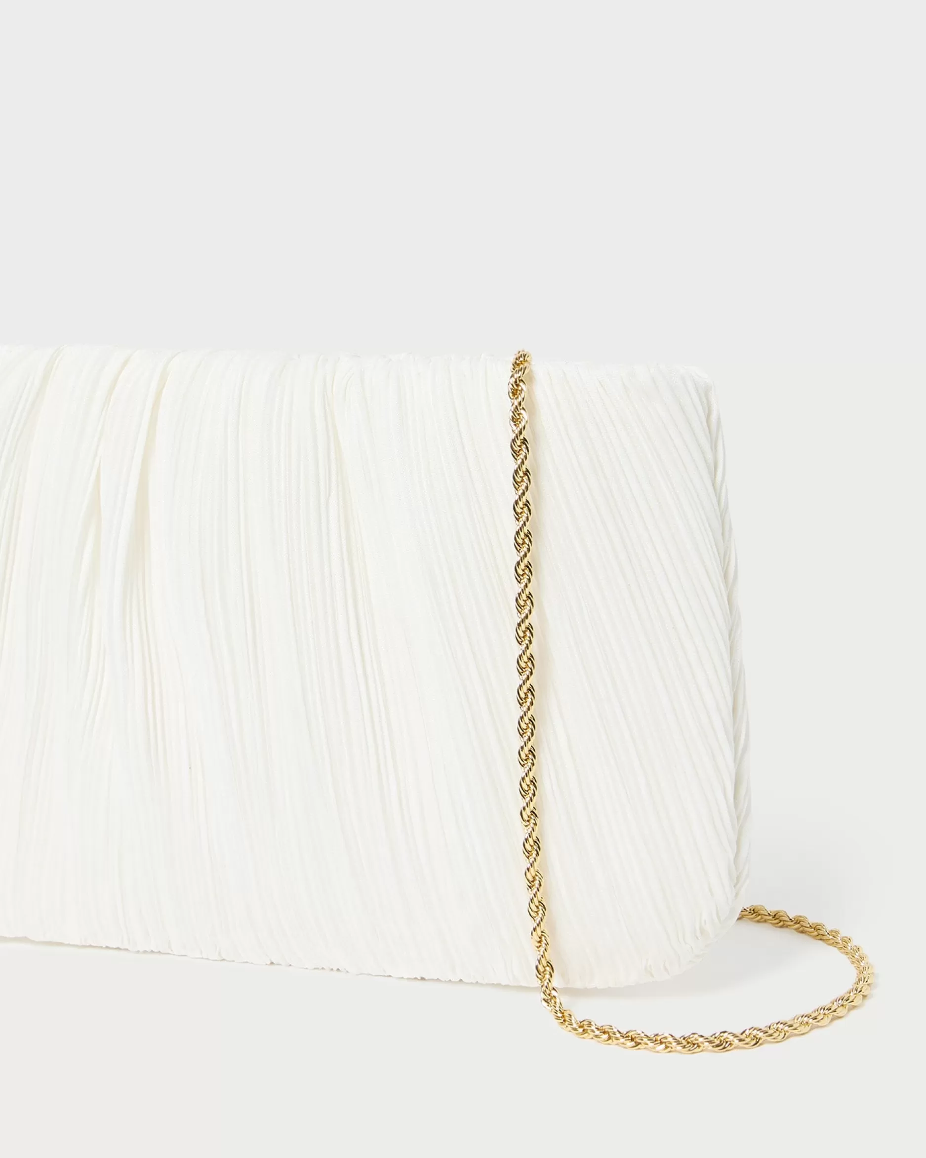 Loeffler Randall Brit Flat Pleated Clutch