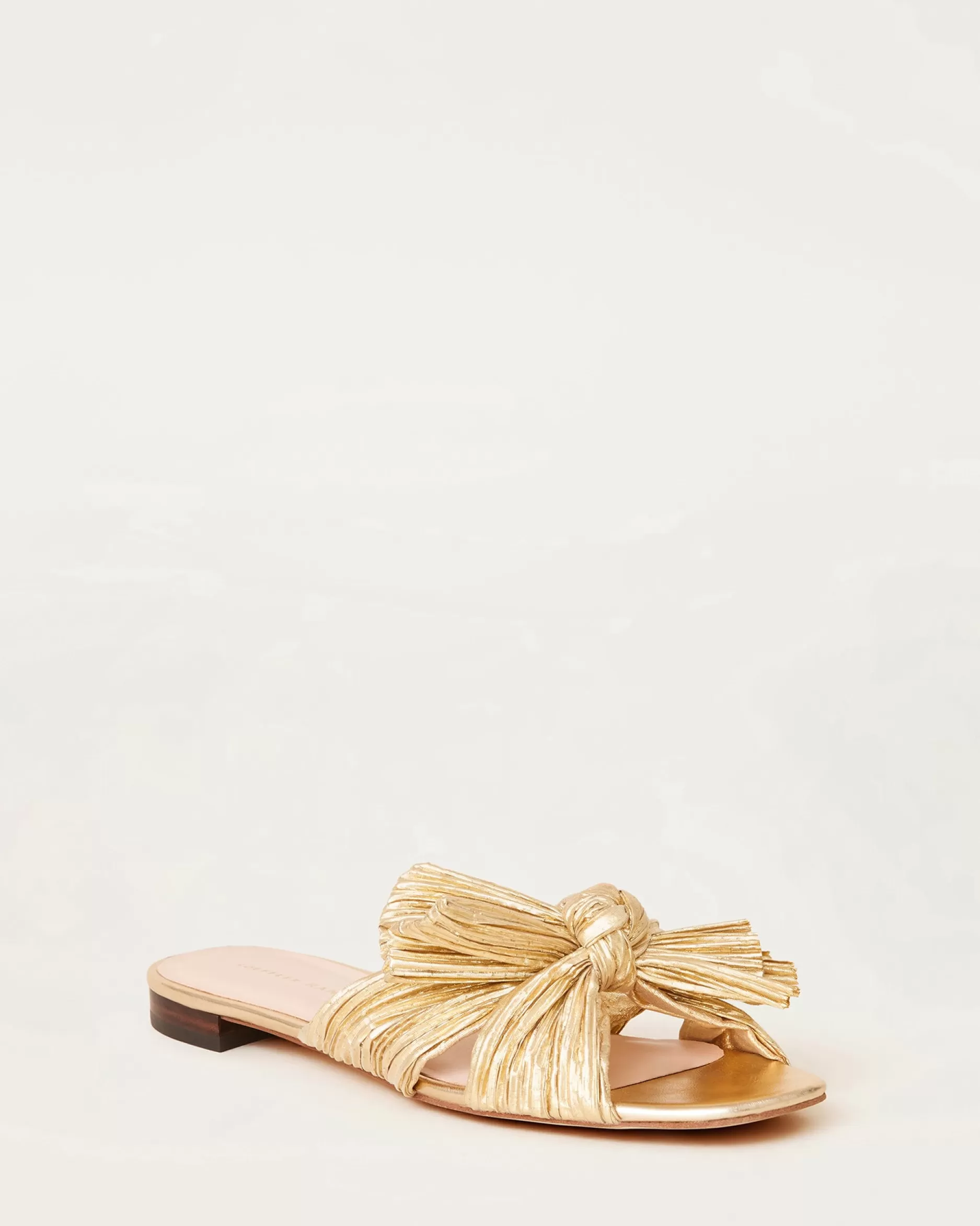 Loeffler Randall Daphne Pleated Bow Slide