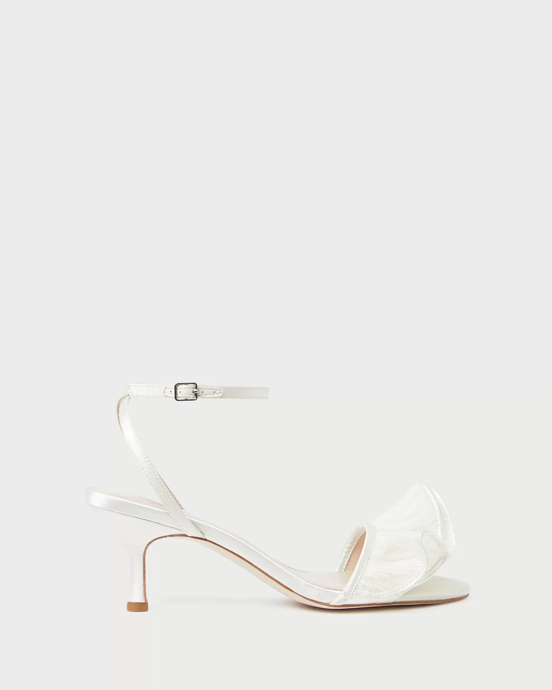 Loeffler Randall Elena Pearl Pleated Ruffle Sandal