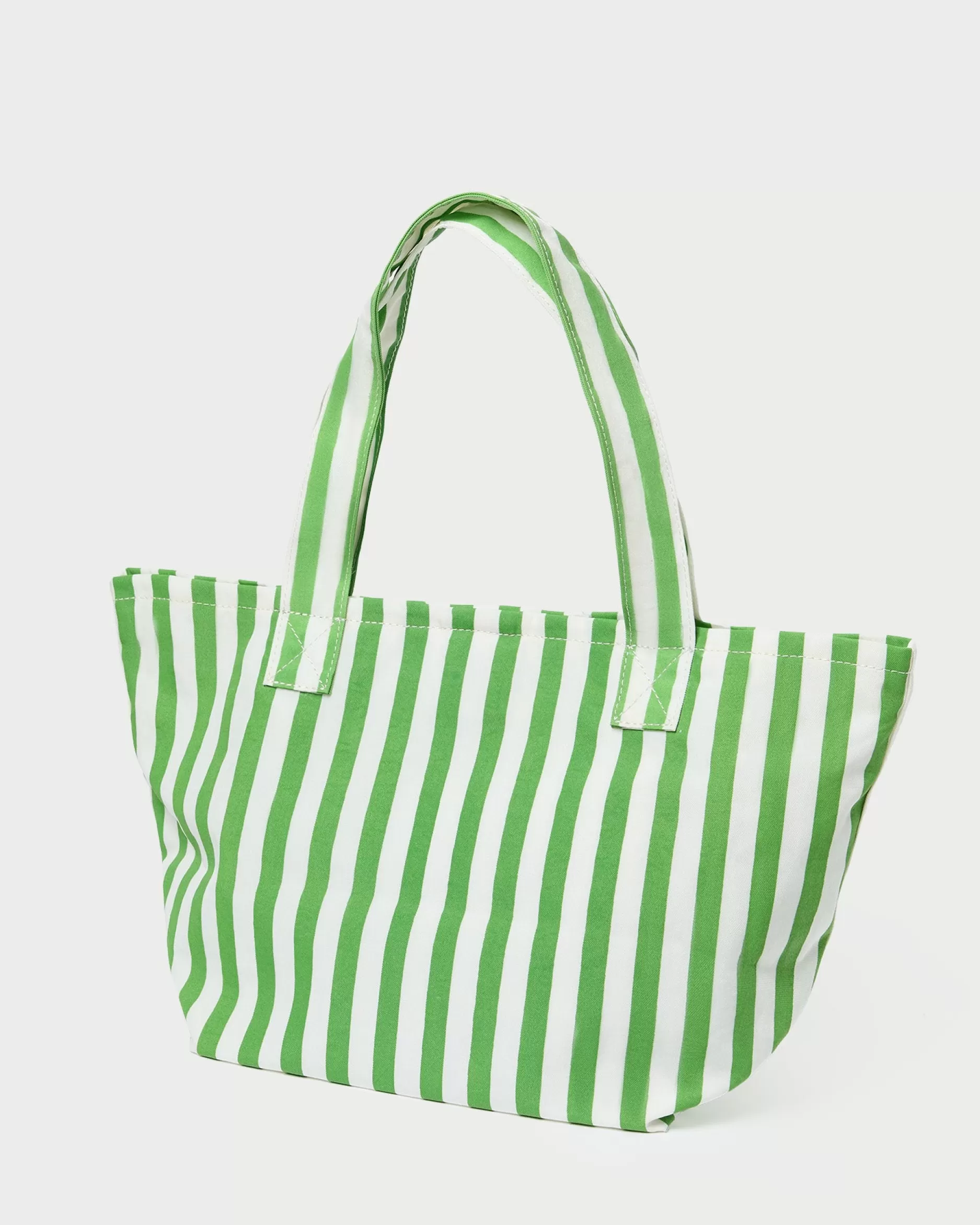 Loeffler Randall Ellis Green Stripe Packable Tote