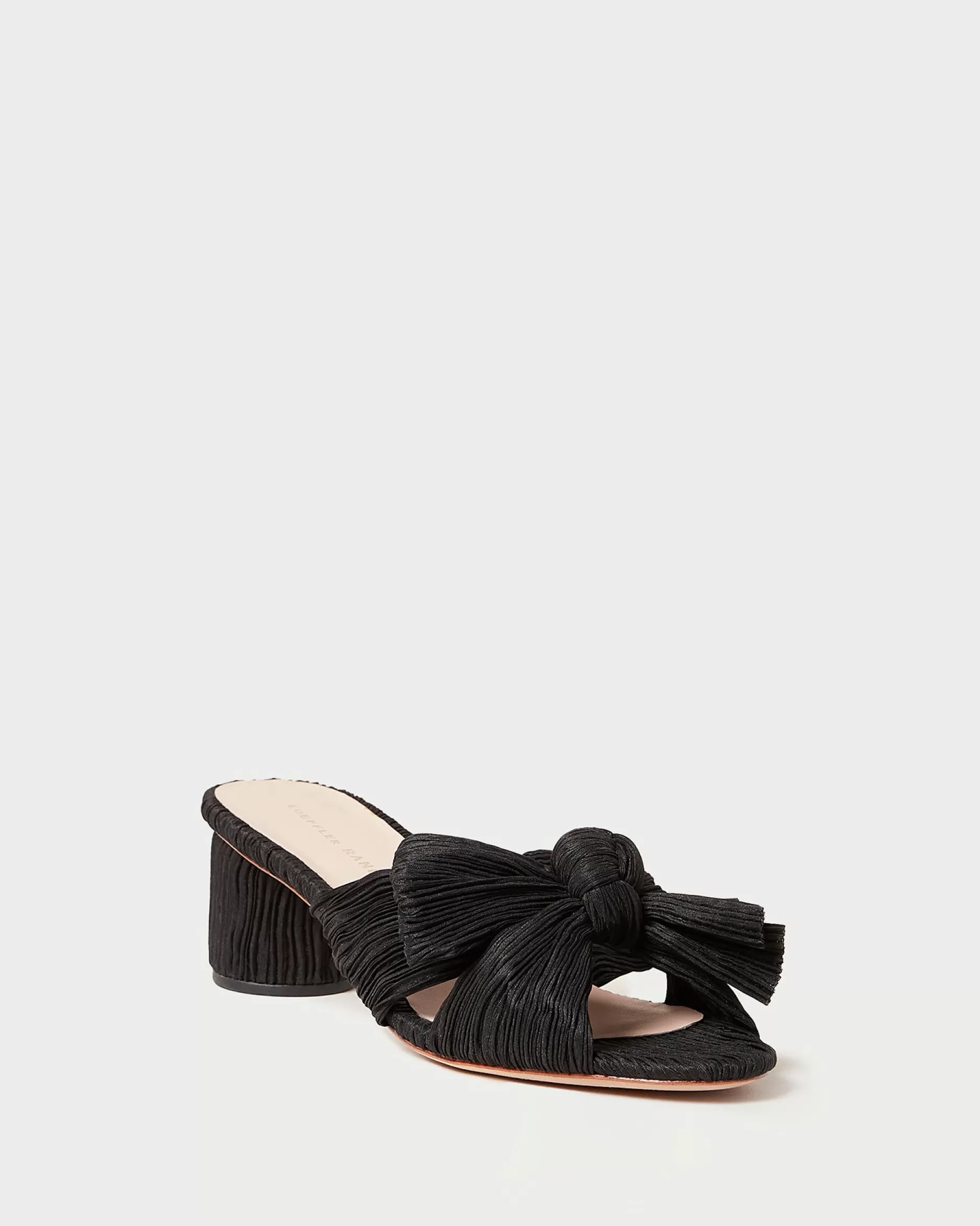 Loeffler Randall Emilia Pleated Bow Heel