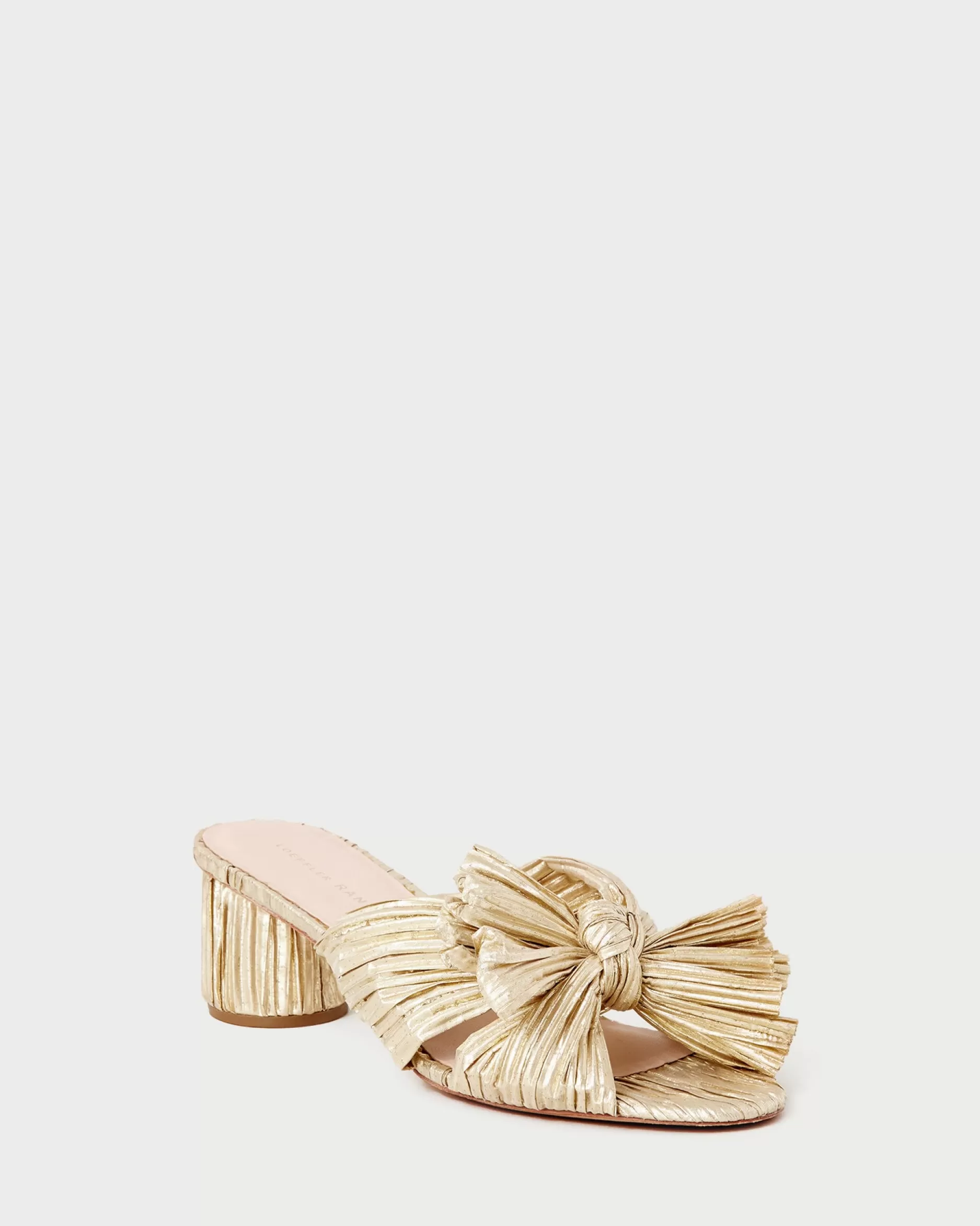 Loeffler Randall Emilia Pleated Bow Heel