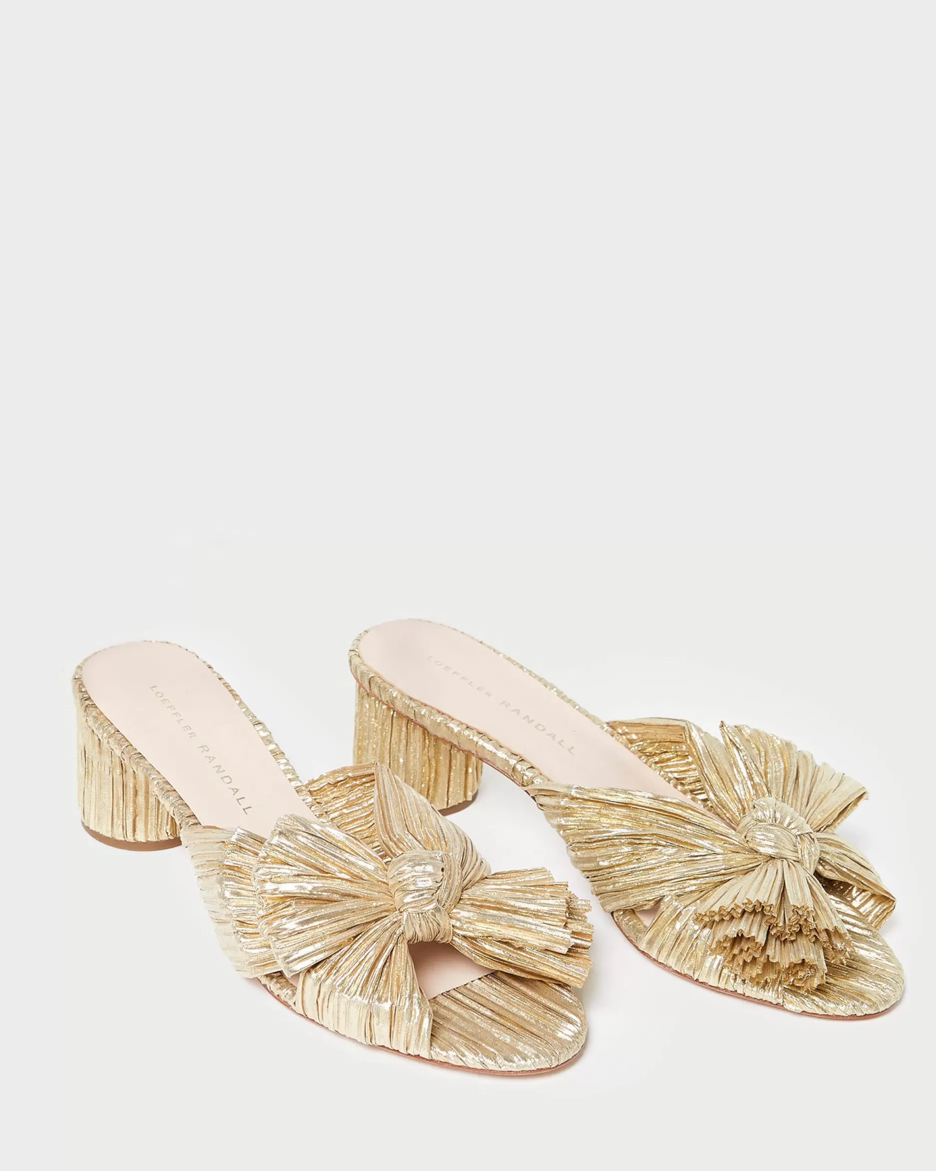 Loeffler Randall Emilia Pleated Bow Heel