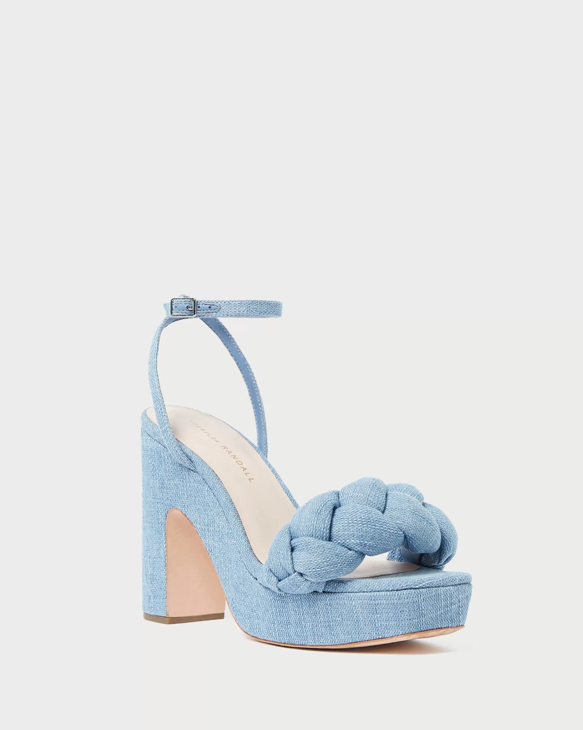 Loeffler Randall Fae Denim Platform Heel