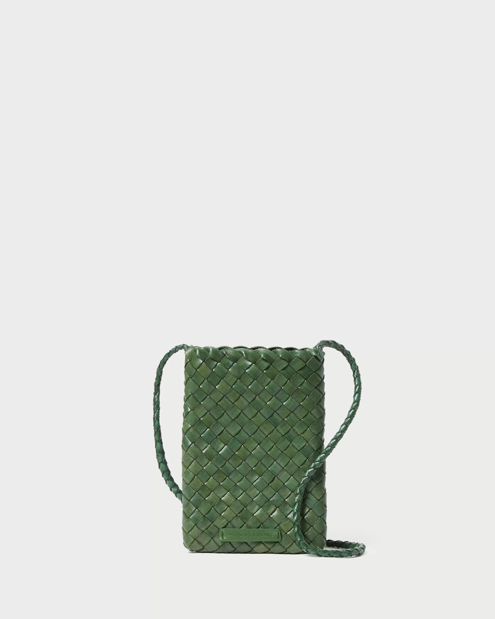 Loeffler Randall Grace Emerald Woven Crossbody