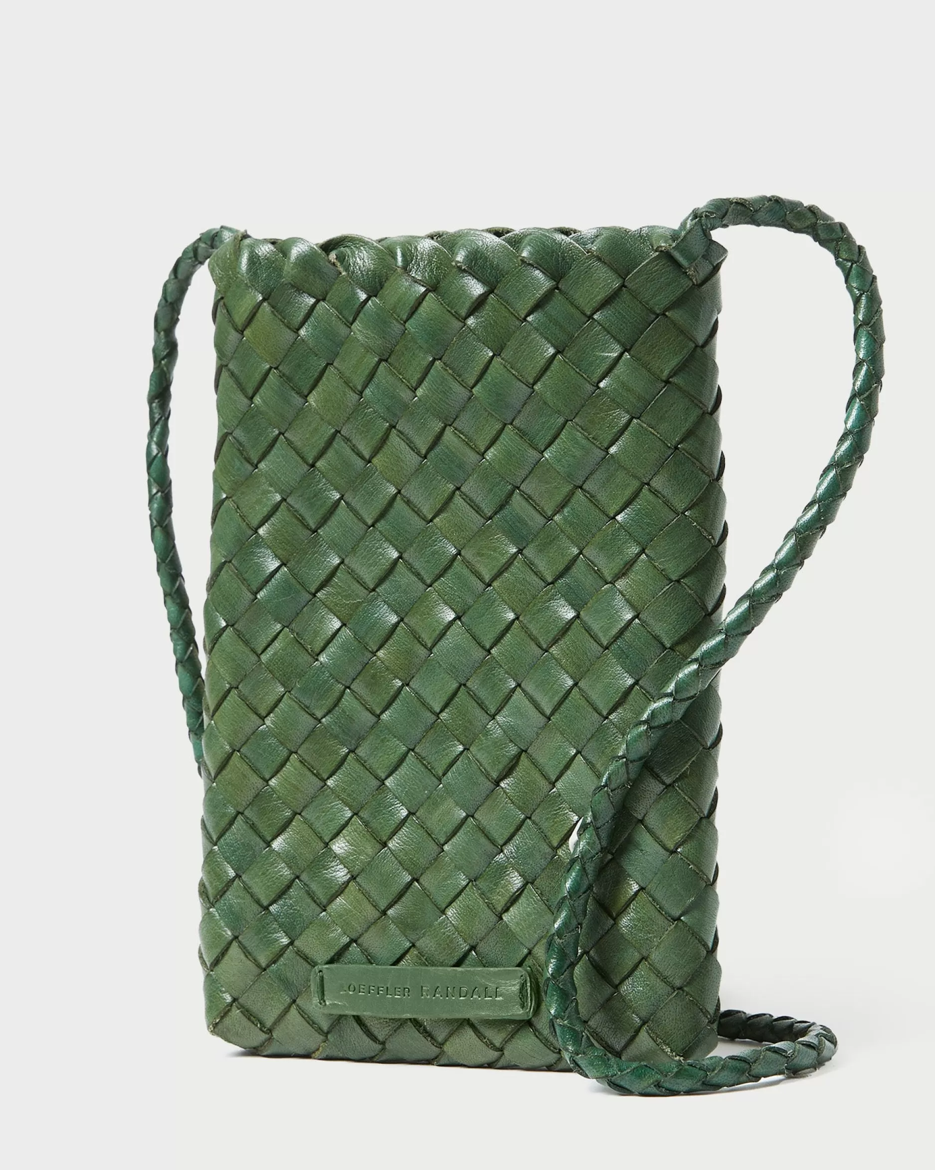 Loeffler Randall Grace Emerald Woven Crossbody