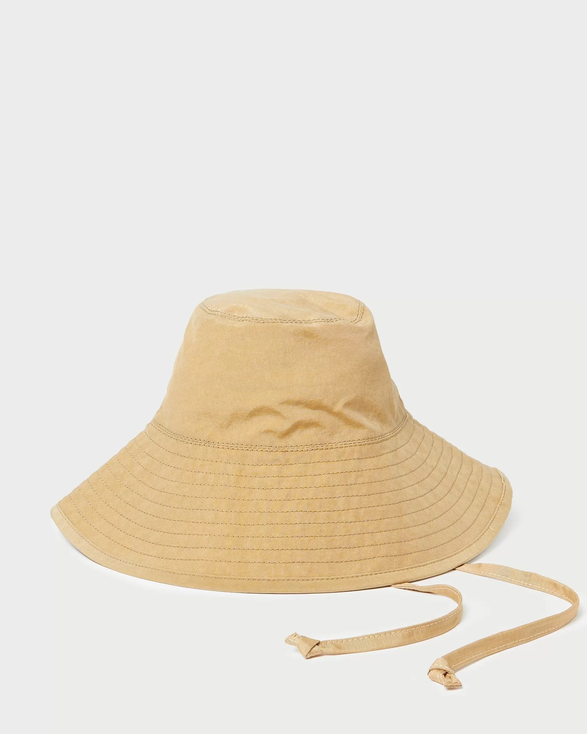 Loeffler Randall Hannah Parchment Nylon Bucket Hat