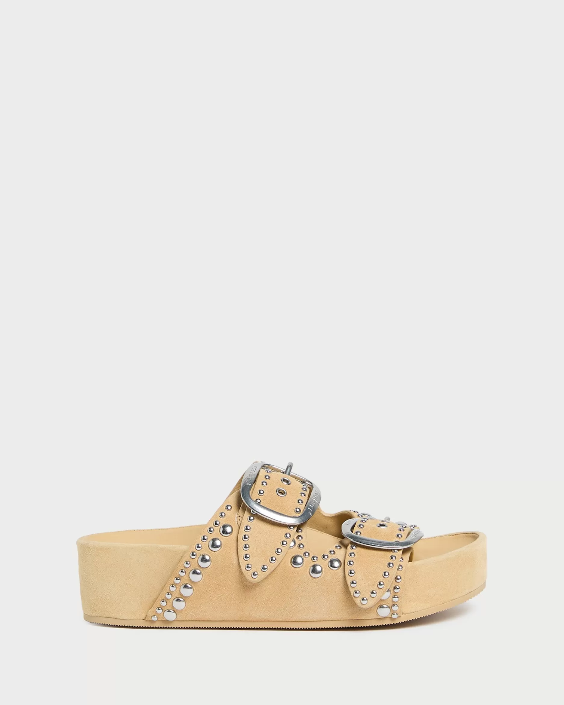 Loeffler Randall Jack Saffron Suede Studded Sandal