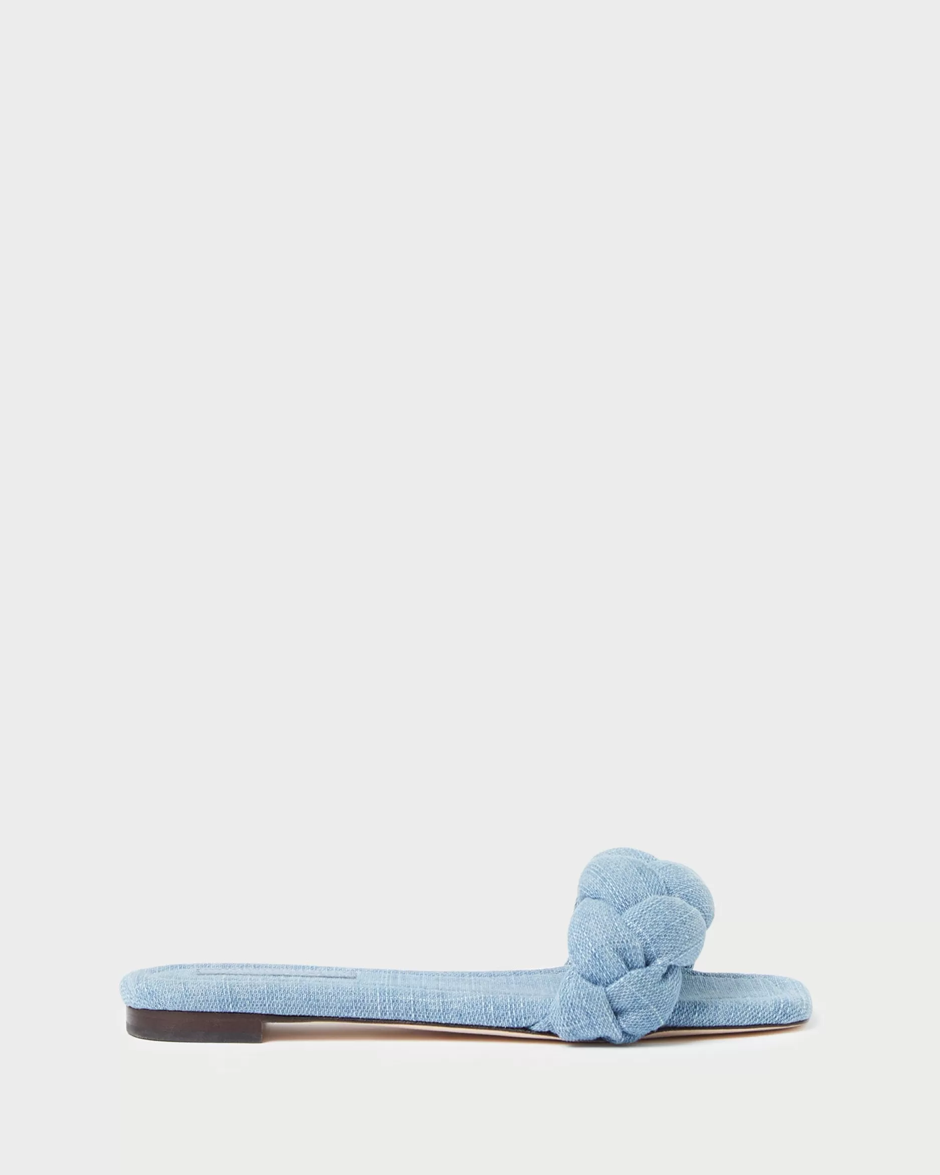 Loeffler Randall Joanna Denim Braided Sandal