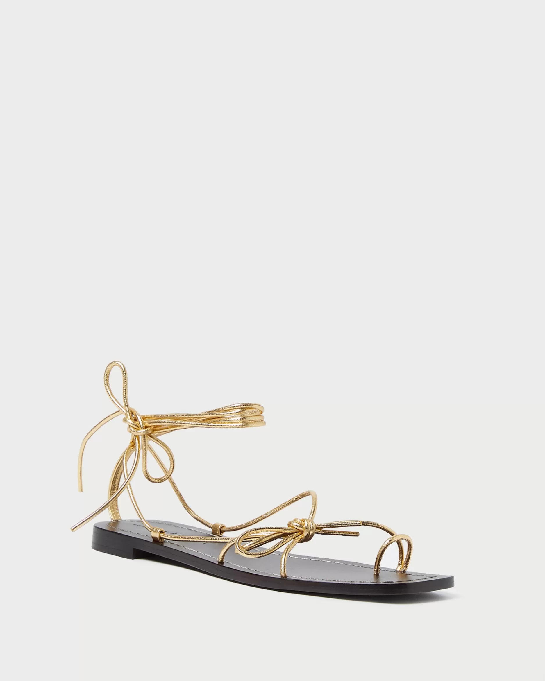 Loeffler Randall Jude Leather Flat Sandal