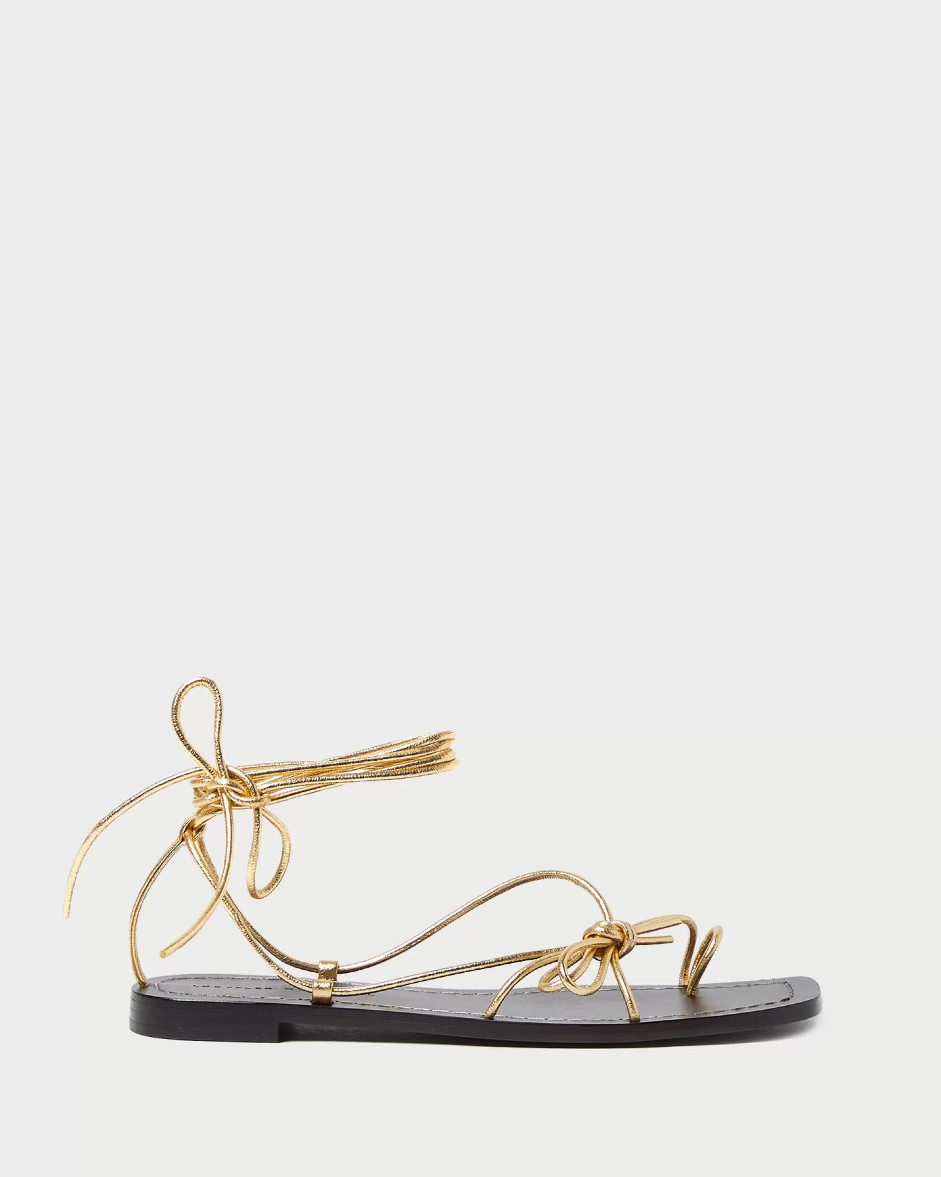 Loeffler Randall Jude Leather Flat Sandal