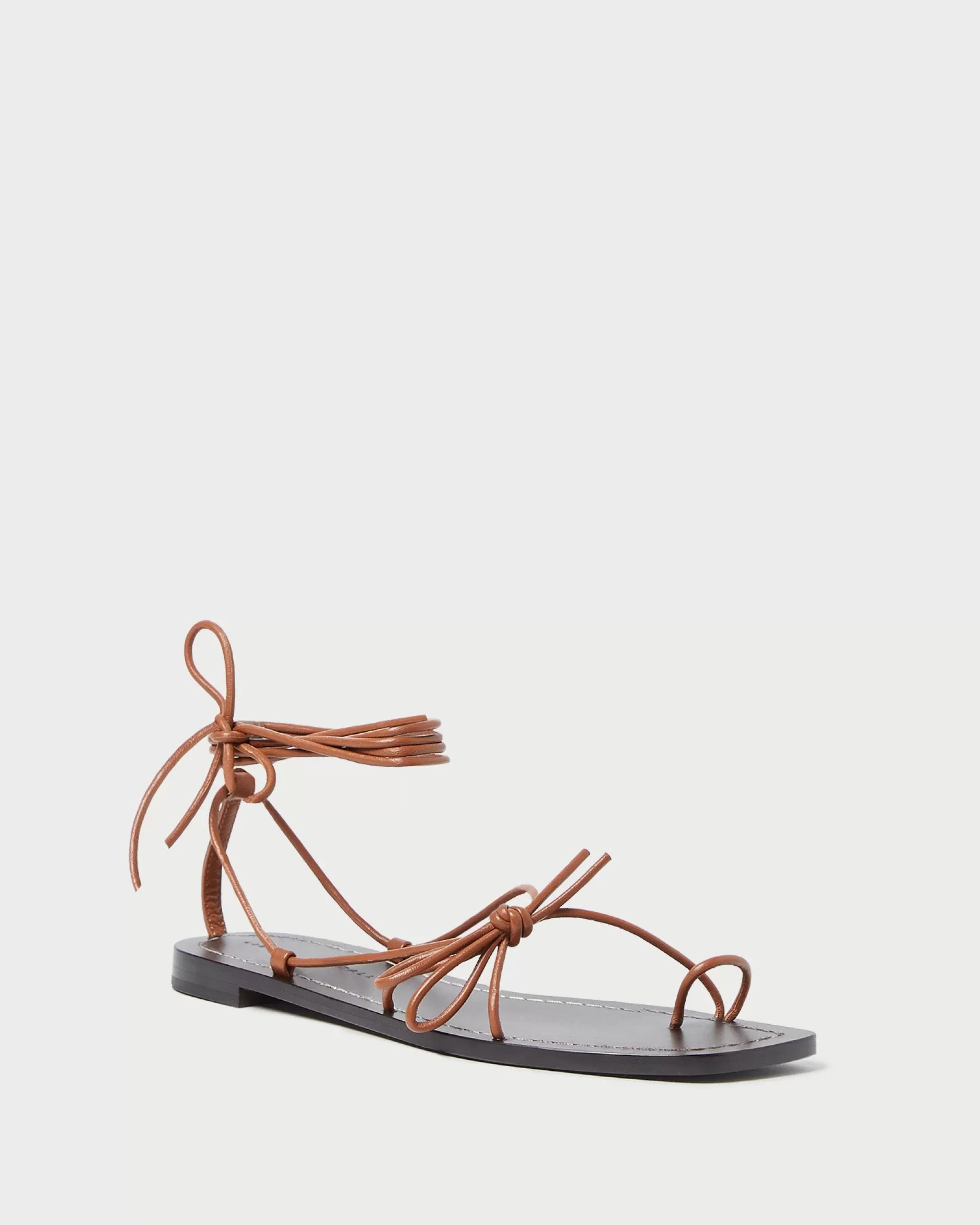 Loeffler Randall Jude Leather Flat Sandal