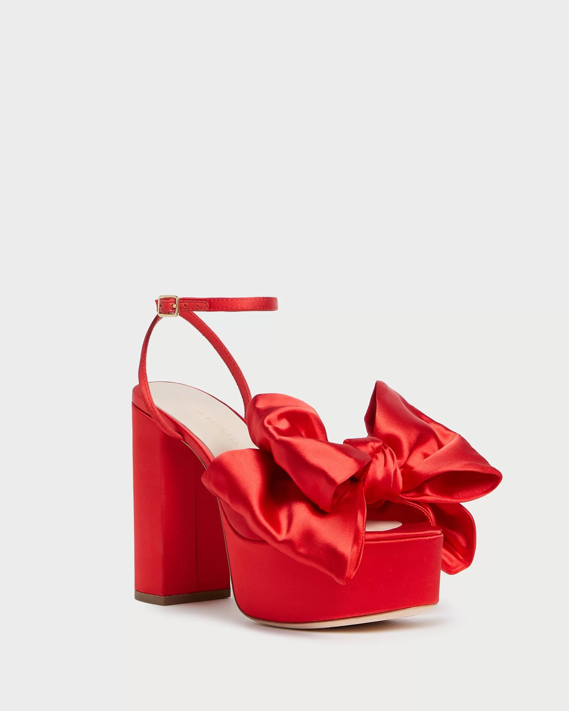 Loeffler Randall Kiki Satin Platform Sandal