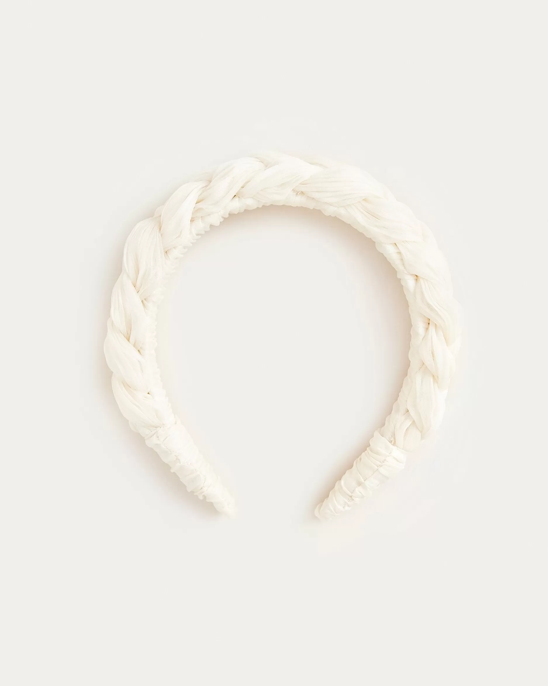 Loeffler Randall Lilac Pearl Braided Headband