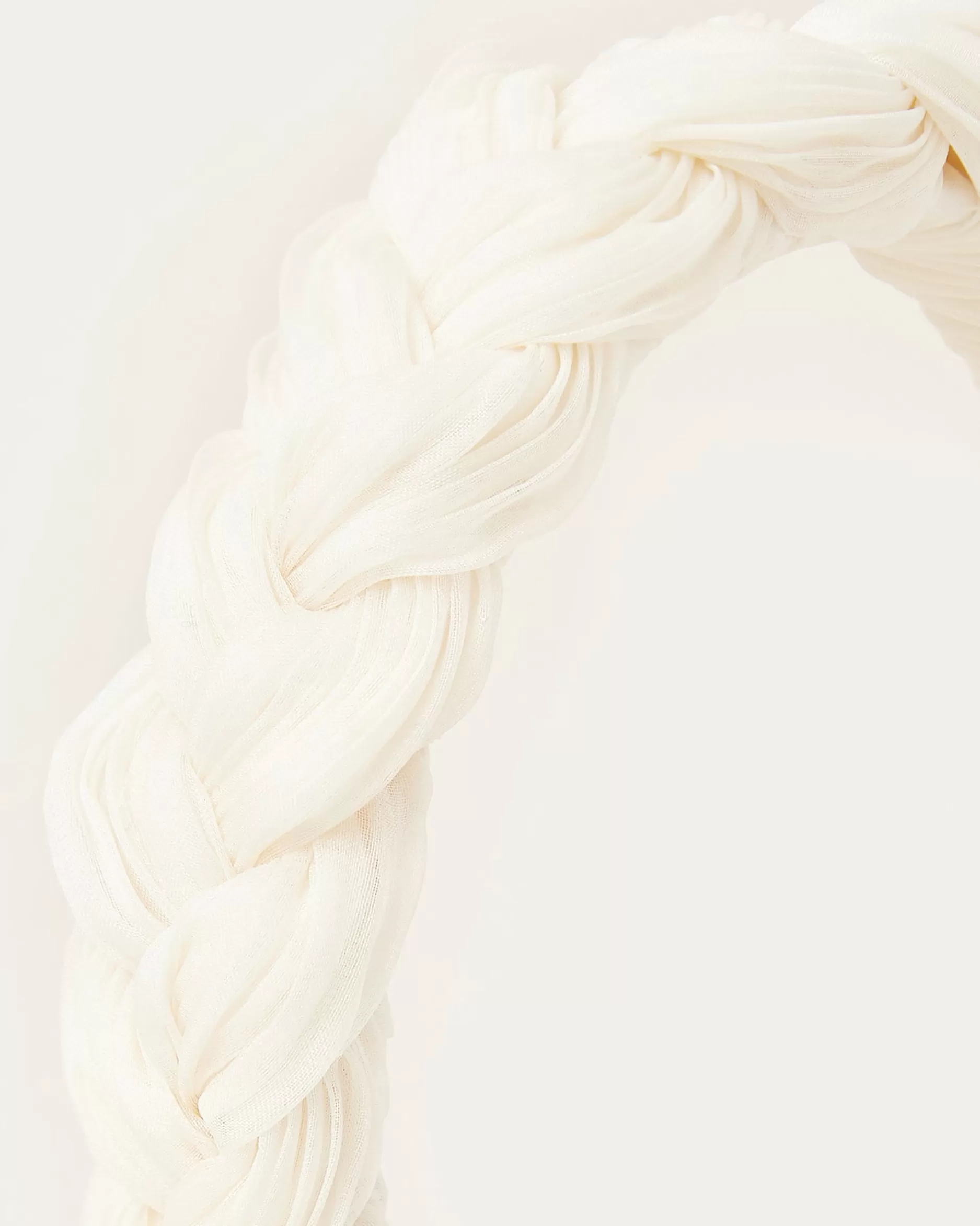 Loeffler Randall Lilac Pearl Braided Headband