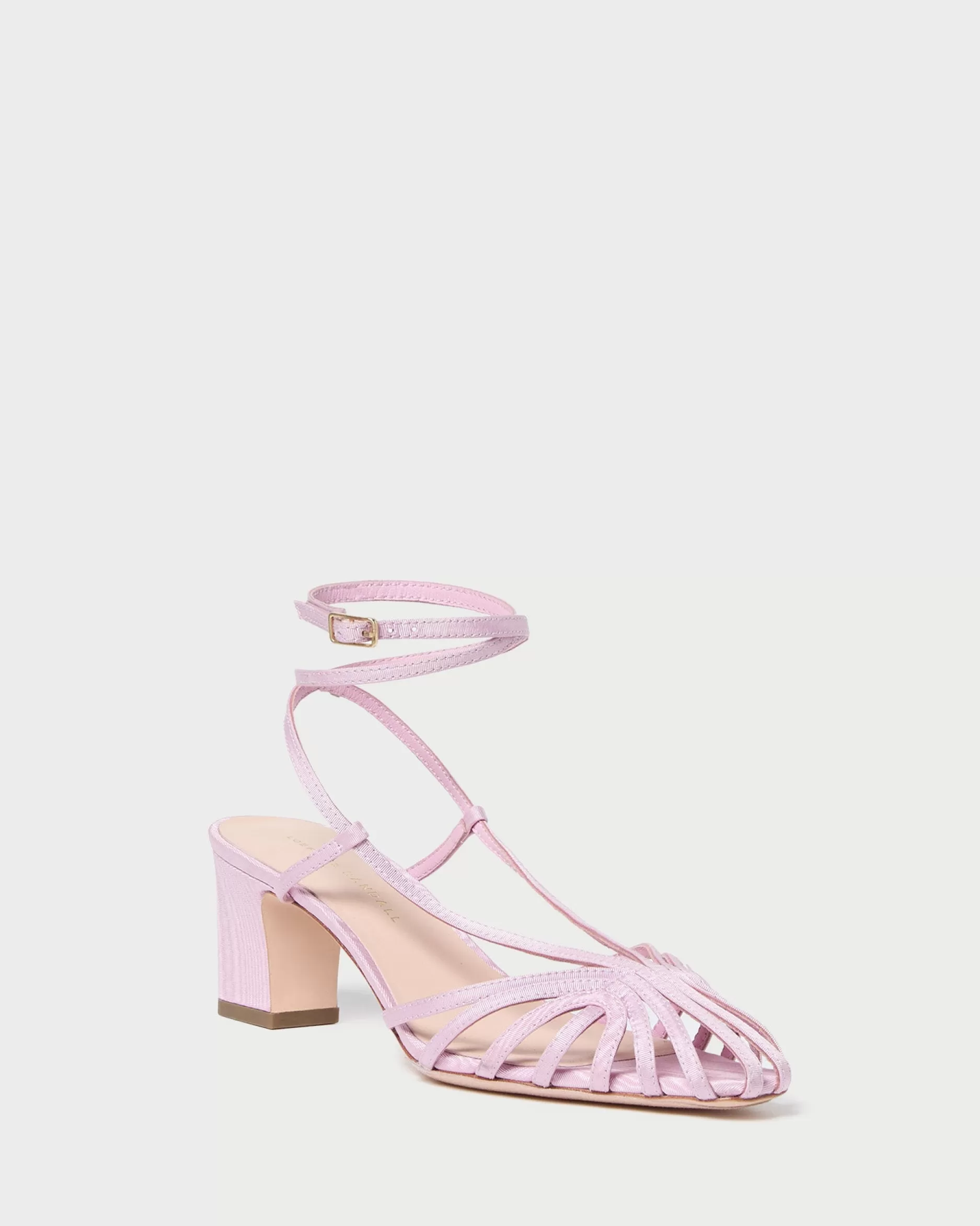 Loeffler Randall Livvy Pink Moiré Heeled Sandal