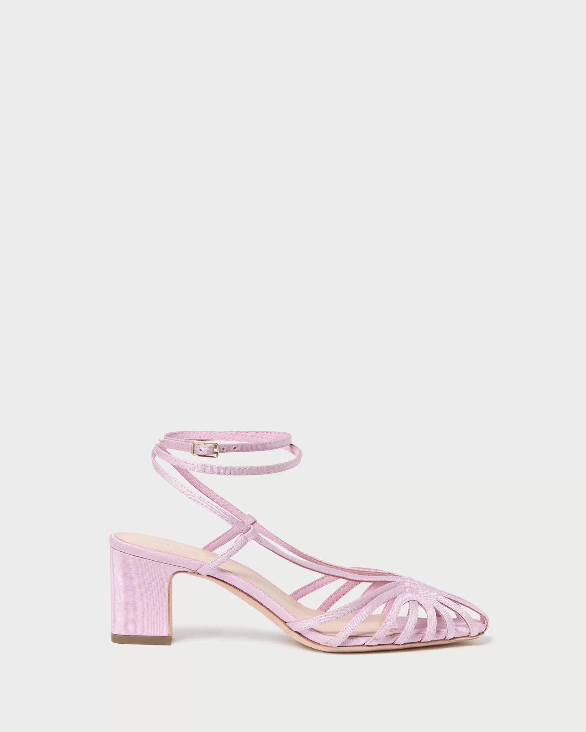 Loeffler Randall Livvy Pink Moiré Heeled Sandal