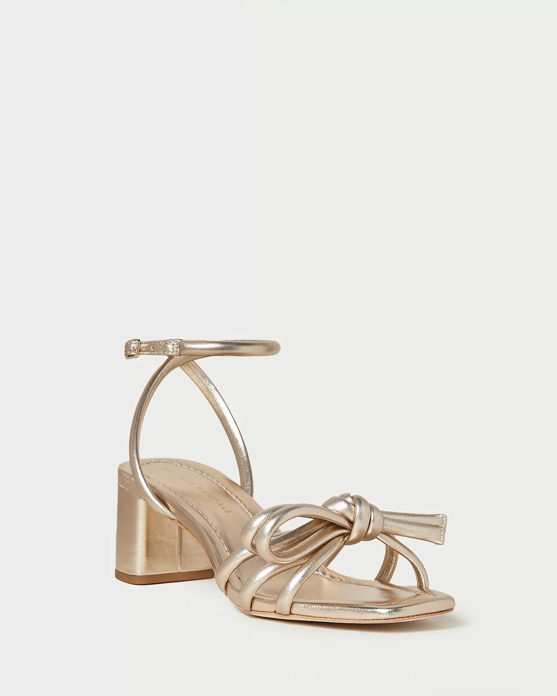 Loeffler Randall Mikel Bow Mid-Heel Sandal