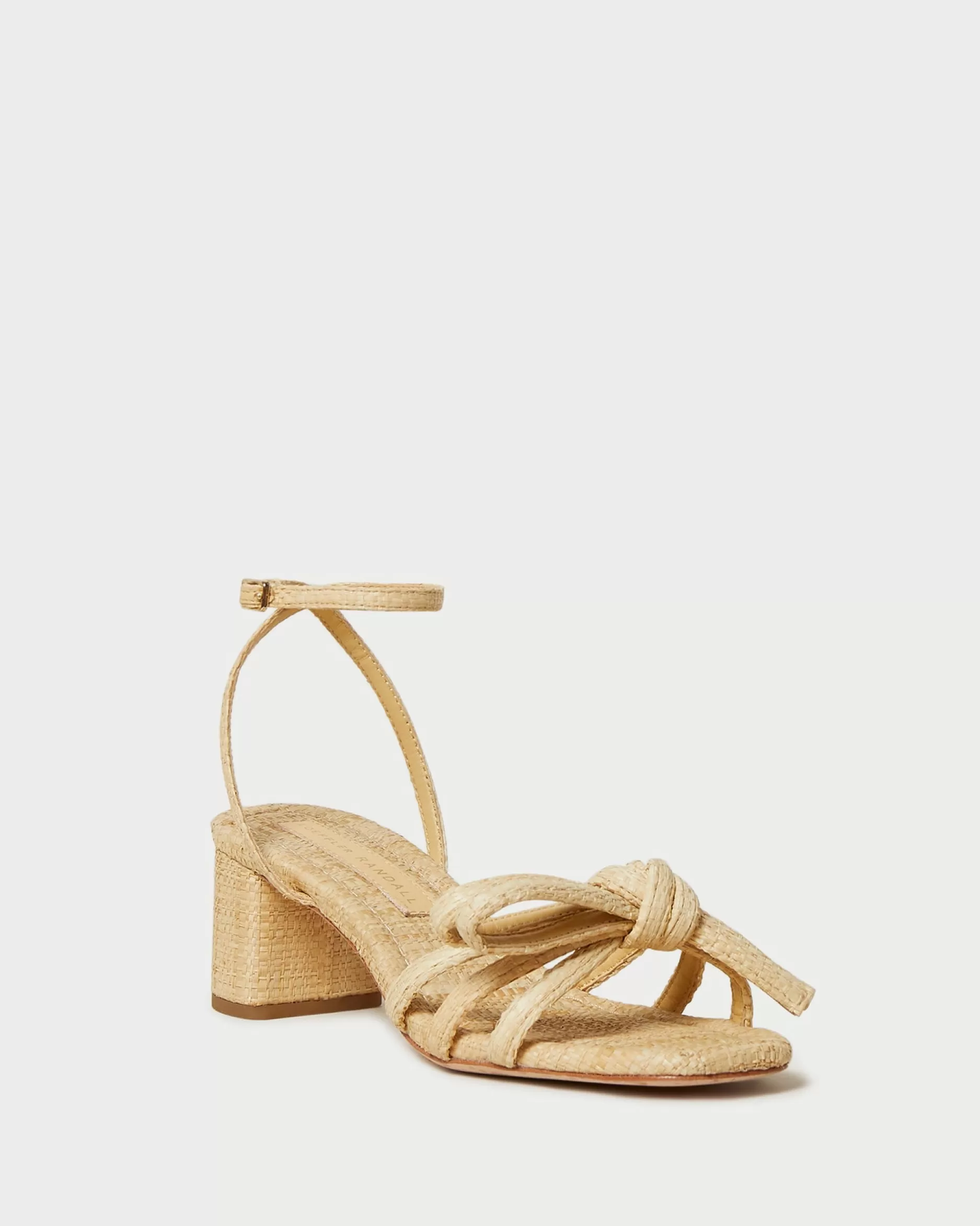 Loeffler Randall Mikel Bow Mid-Heel Sandal