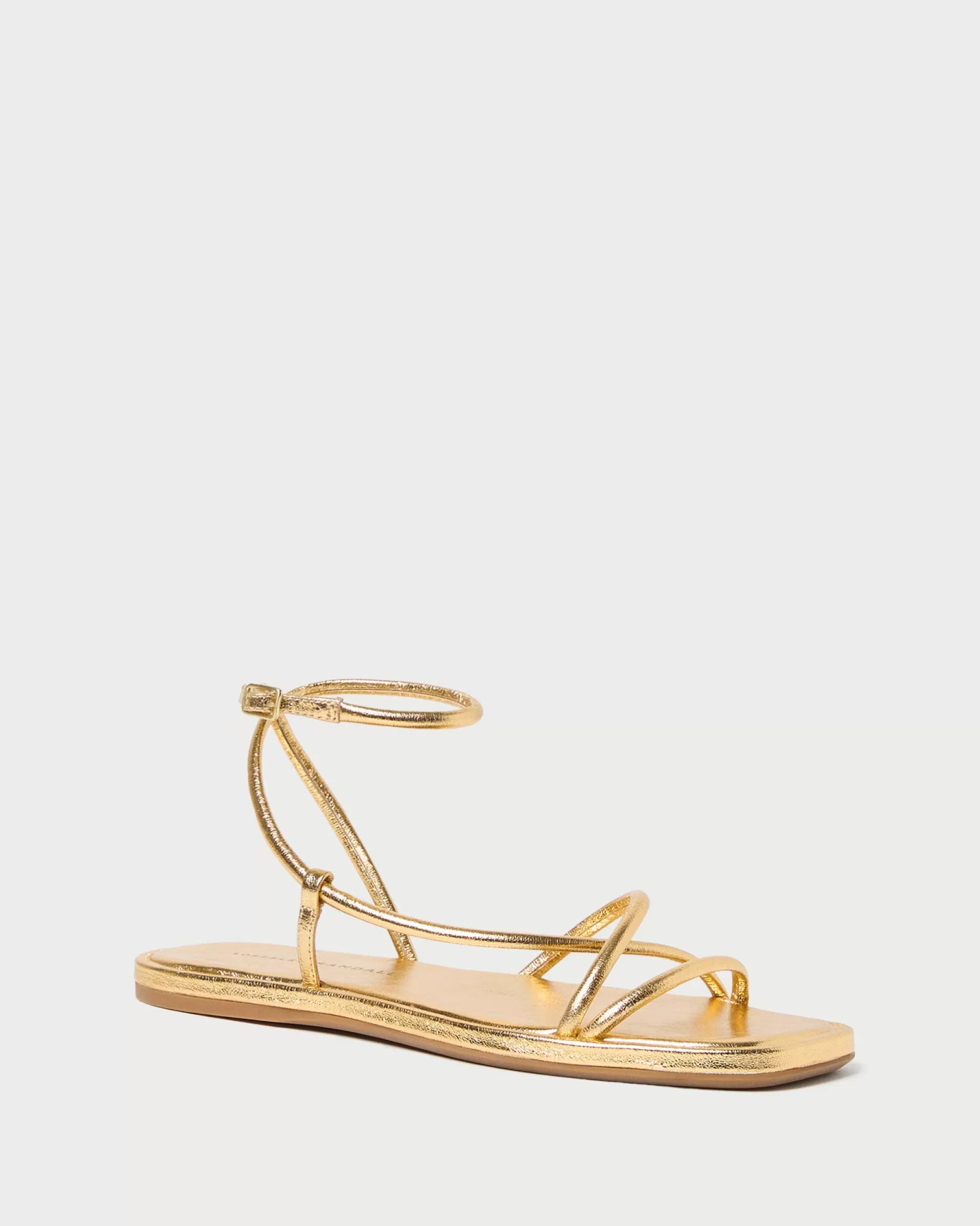 Loeffler Randall Noor Leather Flat Sandal