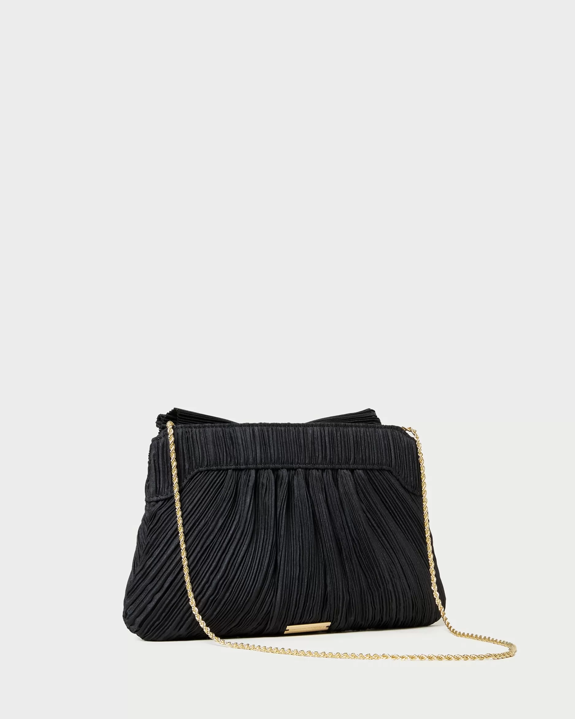 Loeffler Randall Rayne Black Bow Clutch