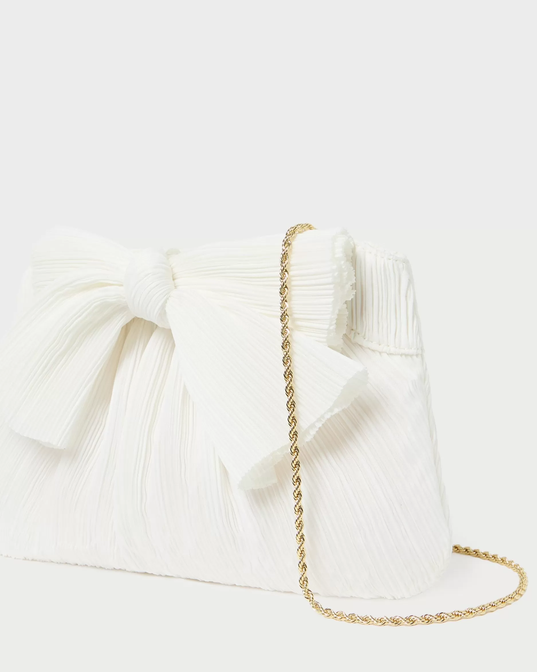 Loeffler Randall Rayne Pleated Bow Clutch