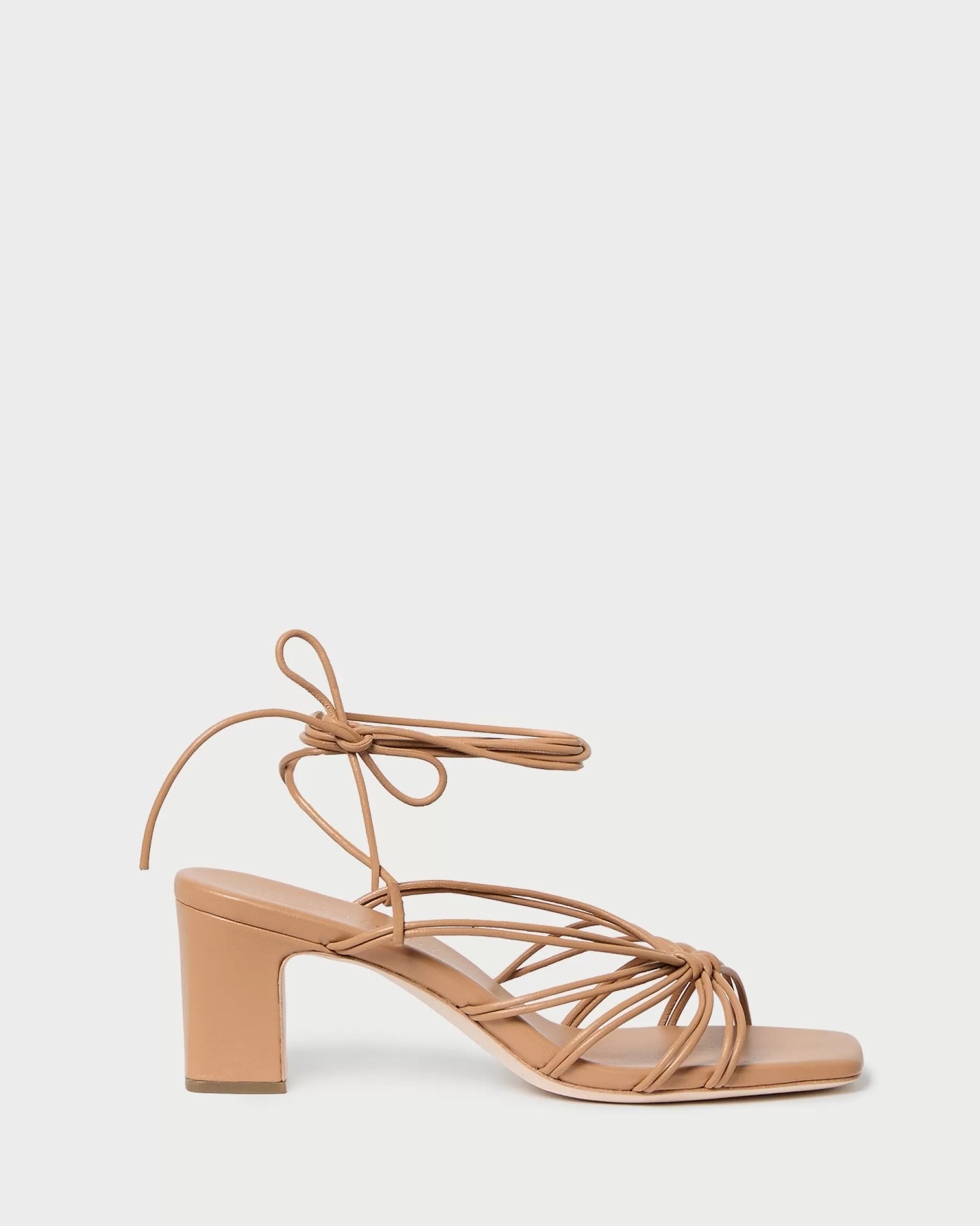 Loeffler Randall Ryder Leather Heeled Sandal