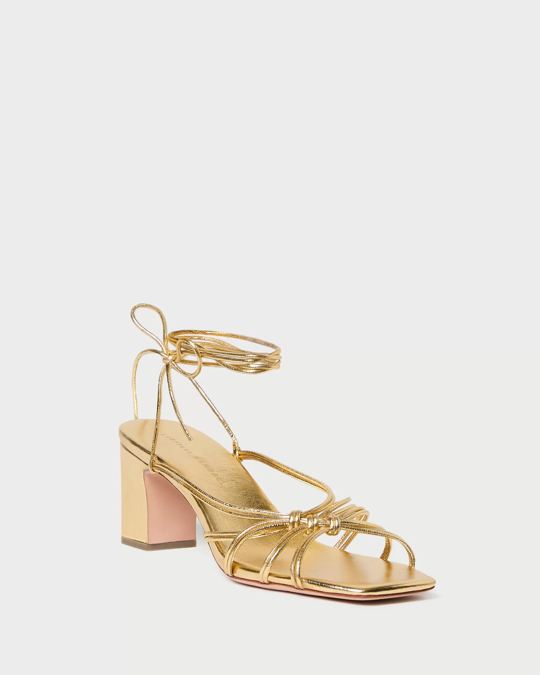 Loeffler Randall Ryder Leather Heeled Sandal