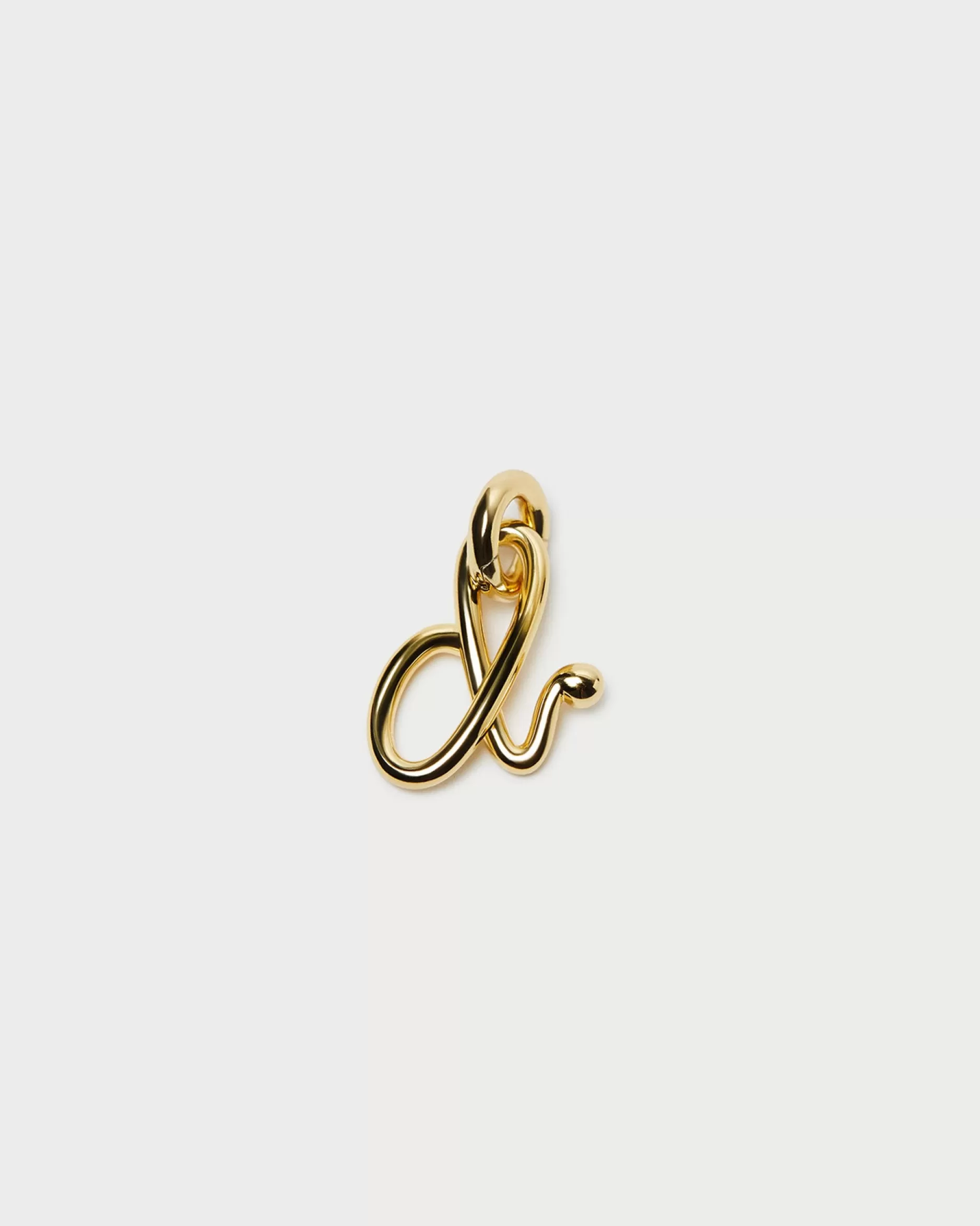 Loeffler Randall Small Gold Letter "D" Charm