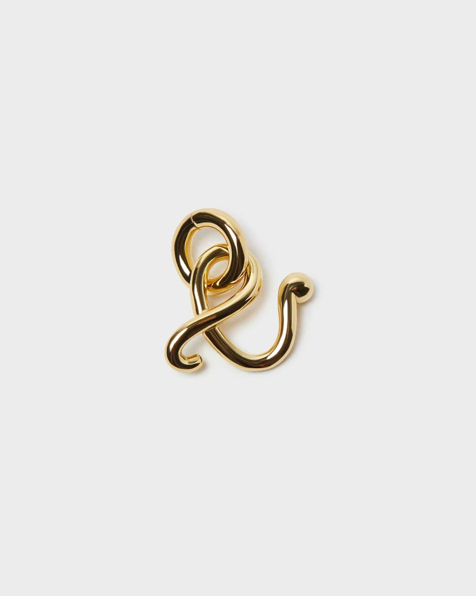 Loeffler Randall Small Gold Letter "E" Charm