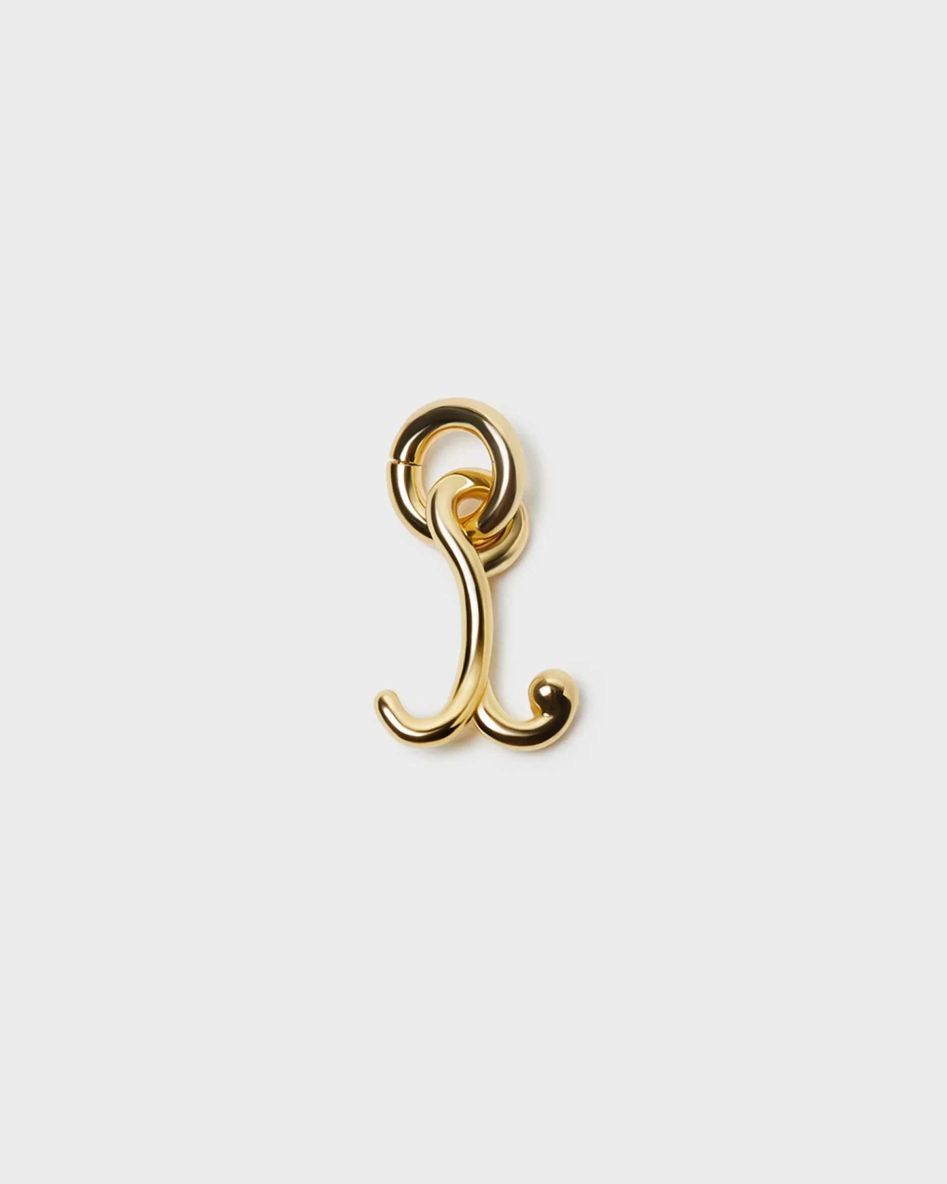 Loeffler Randall Small Gold Letter "I" Charm