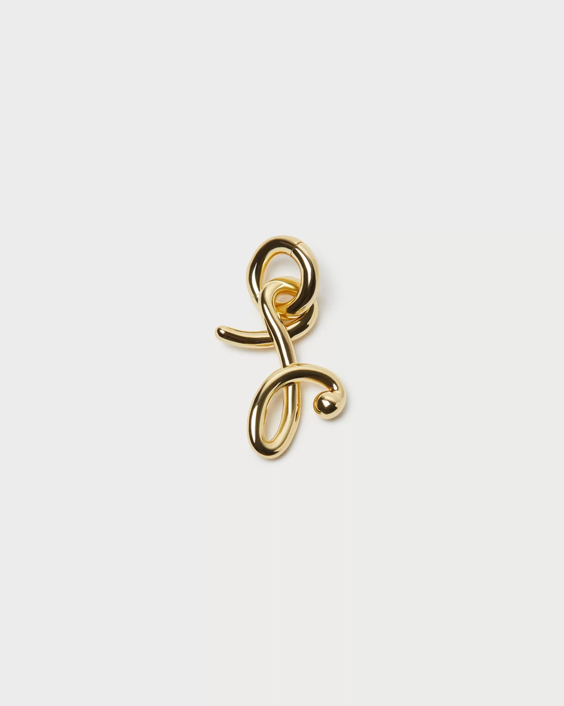 Loeffler Randall Small Gold Letter "J" Charm