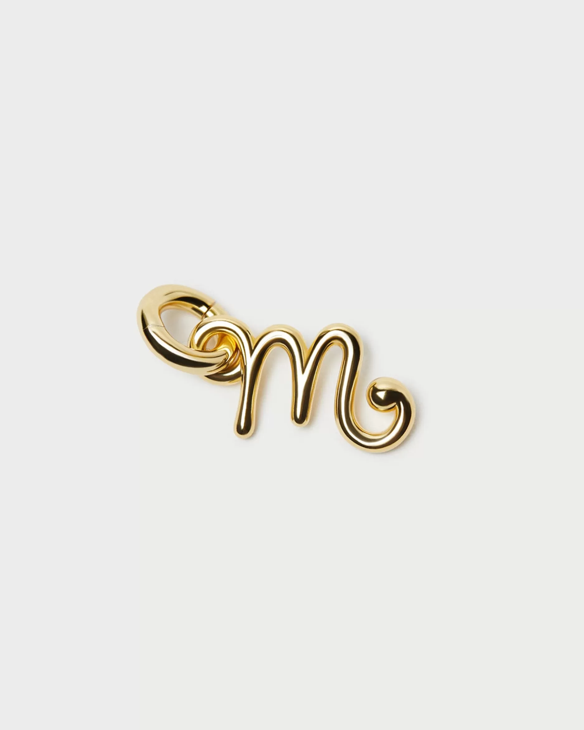 Loeffler Randall Small Gold Letter "M" Charm