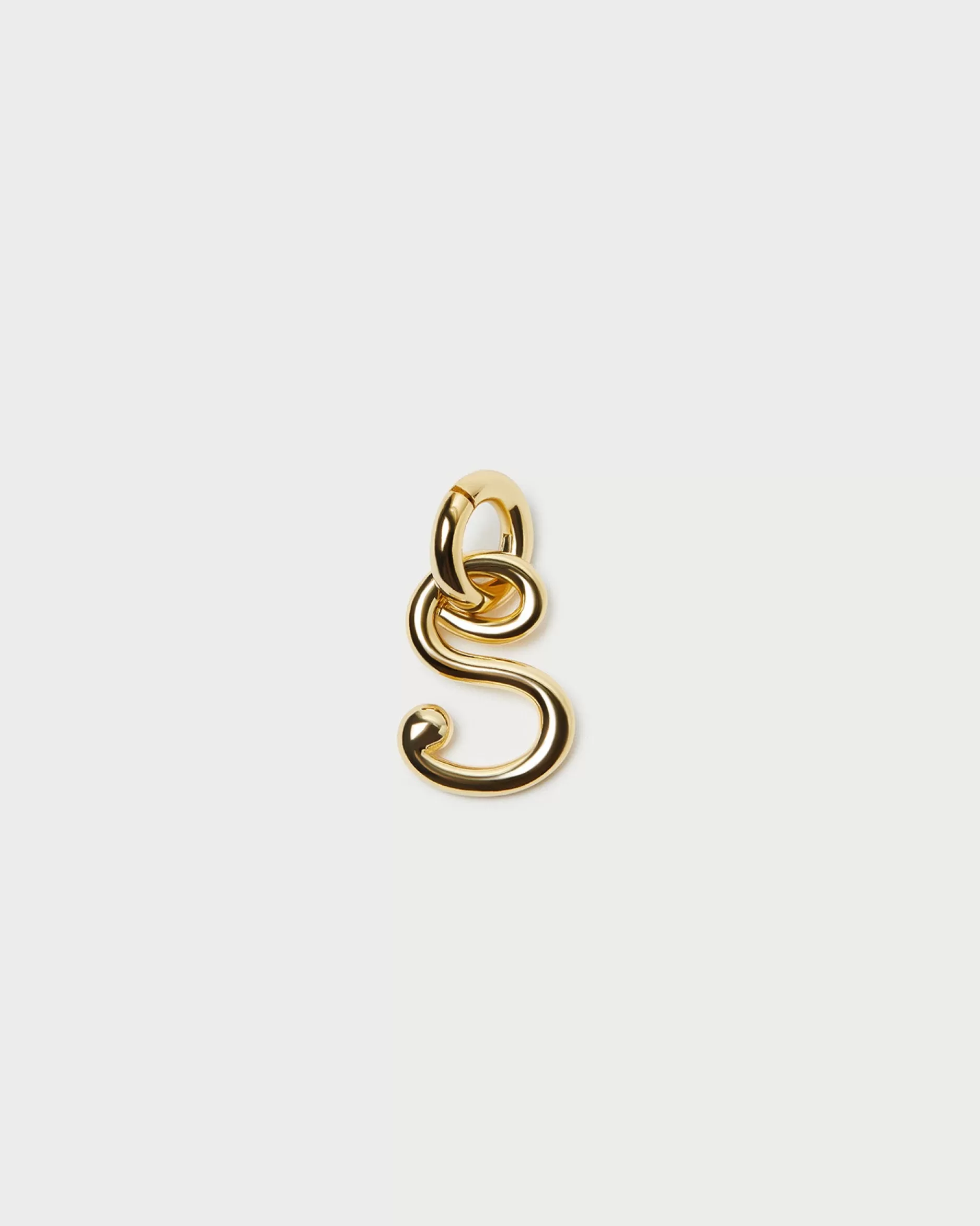 Loeffler Randall Small Gold Letter "S" Charm