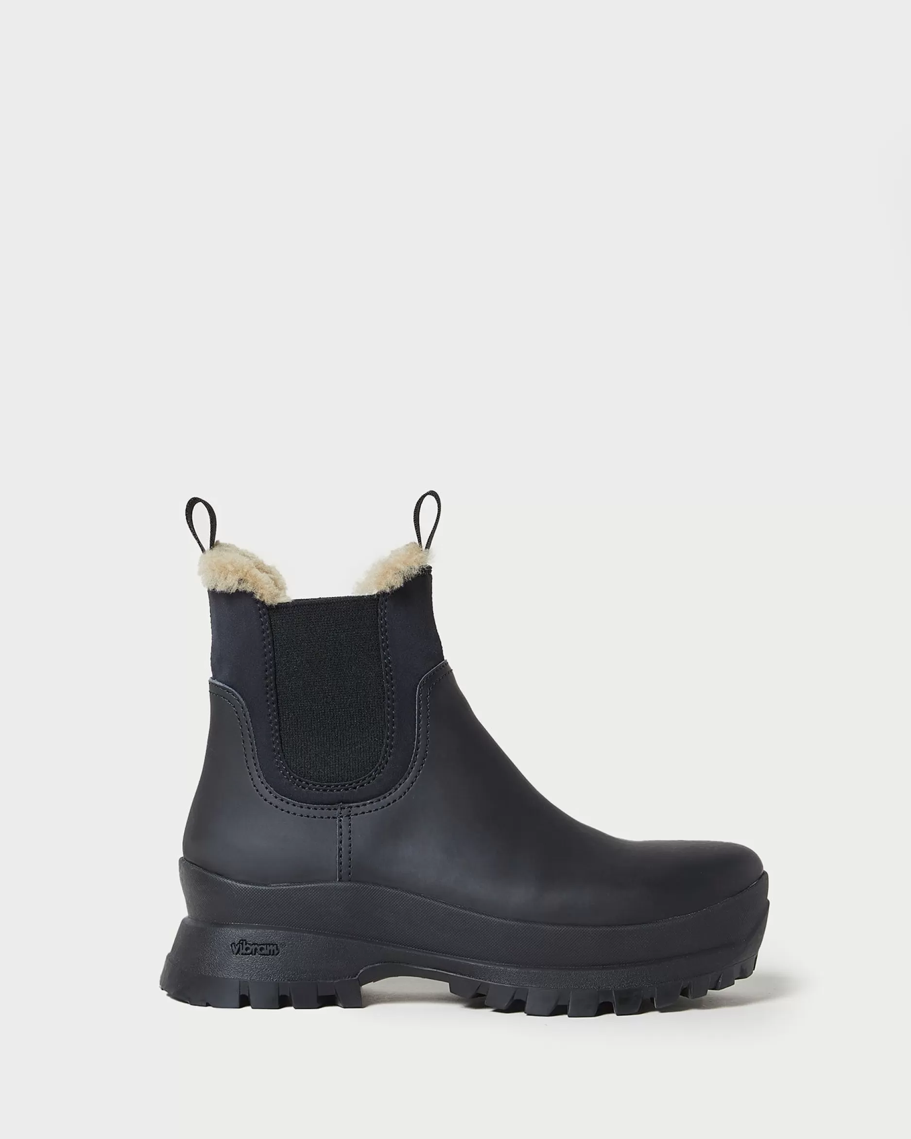 Loeffler Randall Tara Black Shearling-Lined Boot