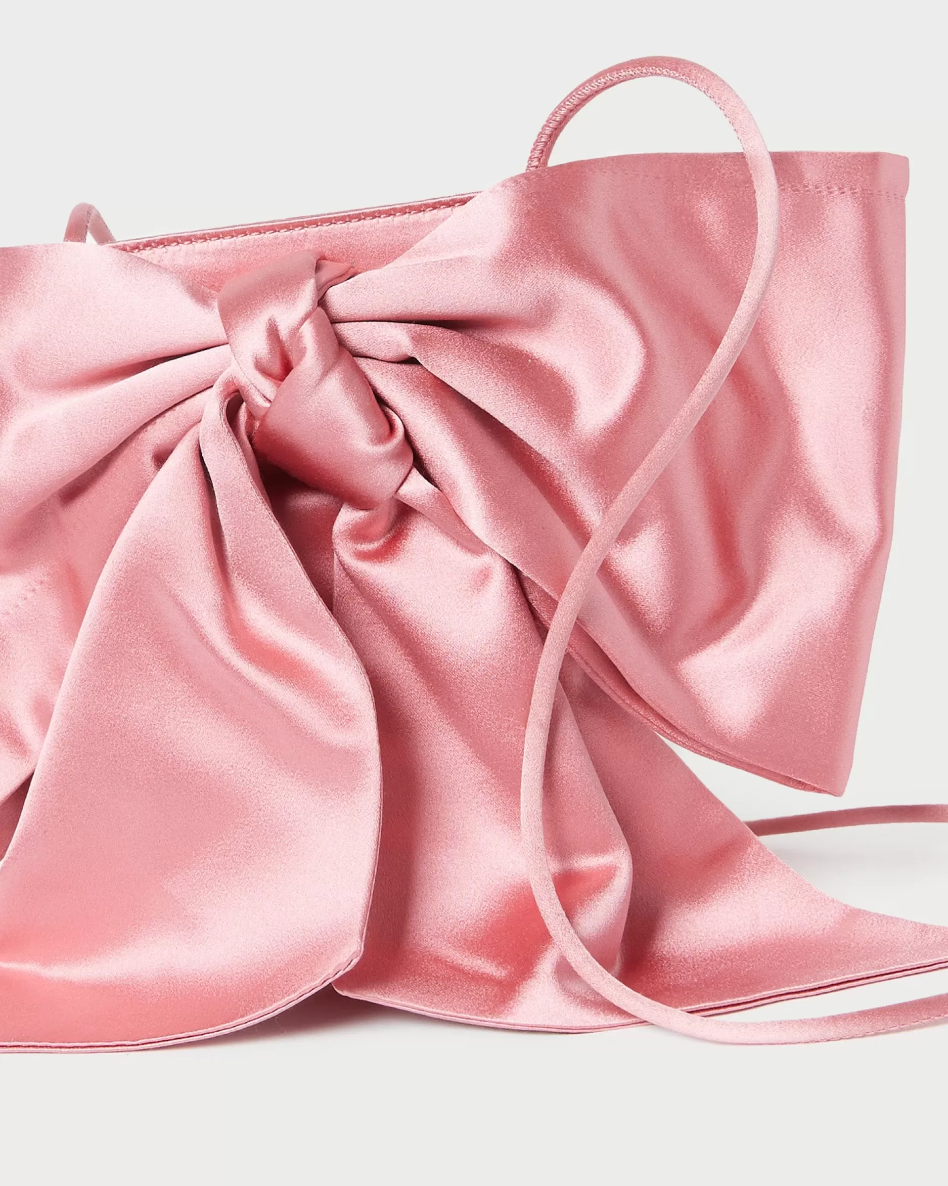 Loeffler Randall Violet Satin Bow Crossbody